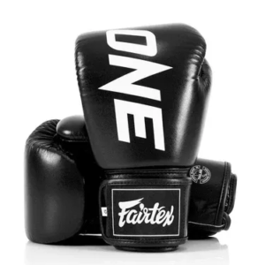 one boxing gloves fairtex black